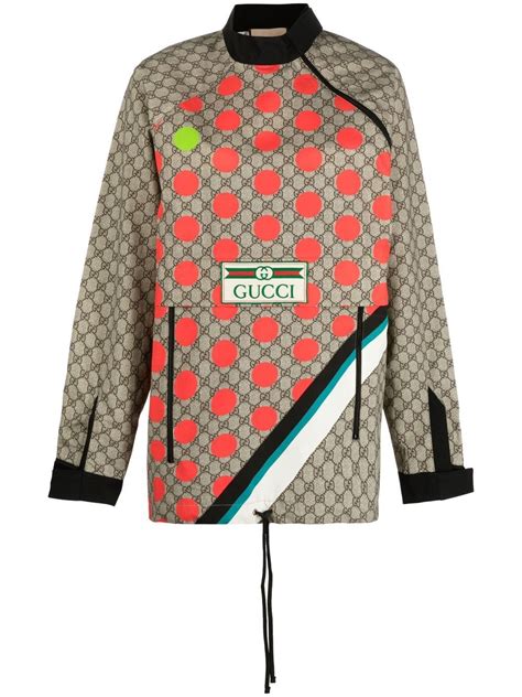 gucci pullover windbreaker|gucci windbreaker monogram.